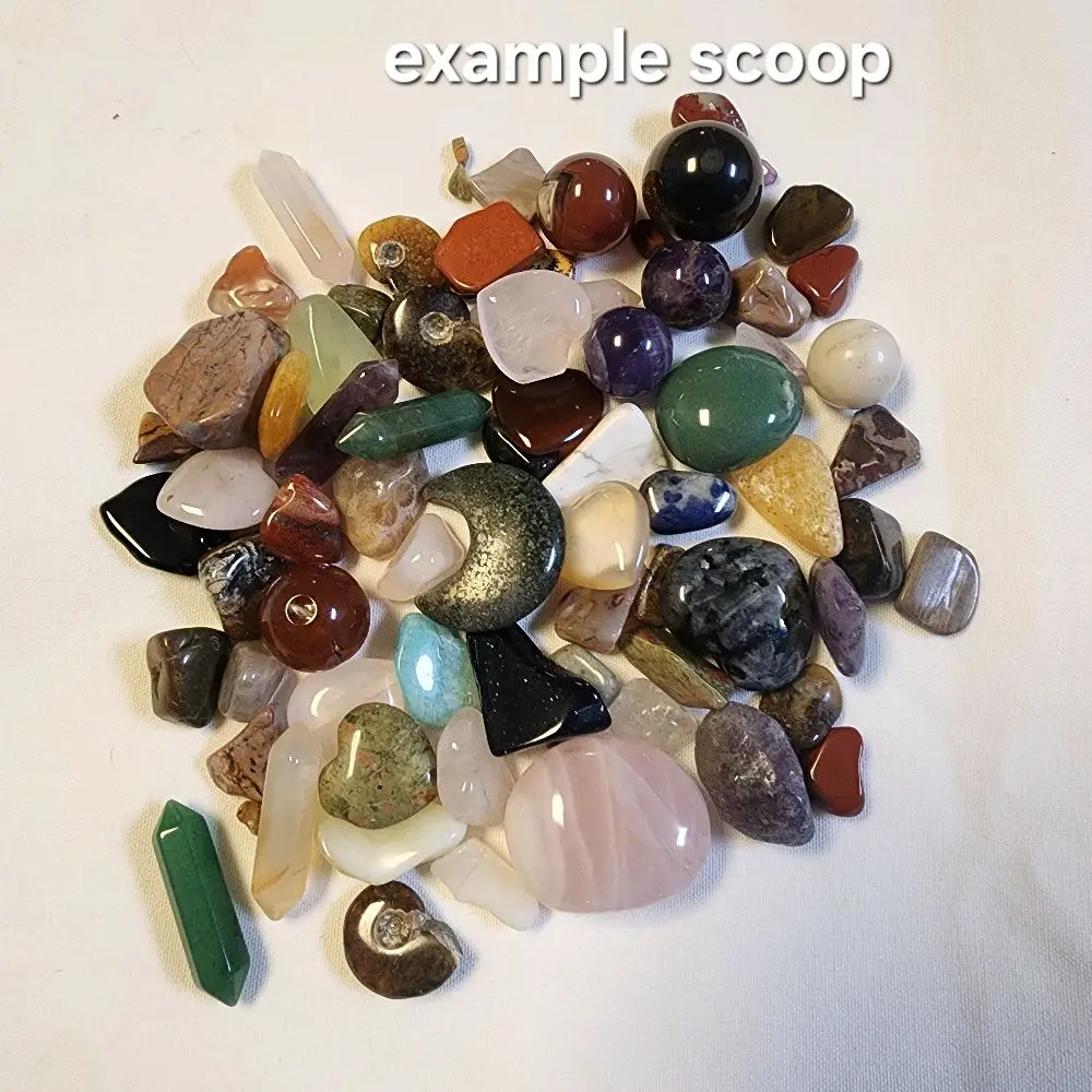 "Crystal Confetti" Grab Bag - Tumble and Carving Mix - Crystal Decor - Natural Stone Assortment