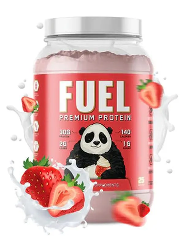 PANDA SUPPLEMENTS GMP-Certified Whey Protein Powder - 30g, Low Sugar, Enriched Probiotic & Digestive Enzymes, Egg-Infused, Adults’ Workout Fuel for Muscle Growth, Chocolate, Vanilla & Pineapple Whip Flavors