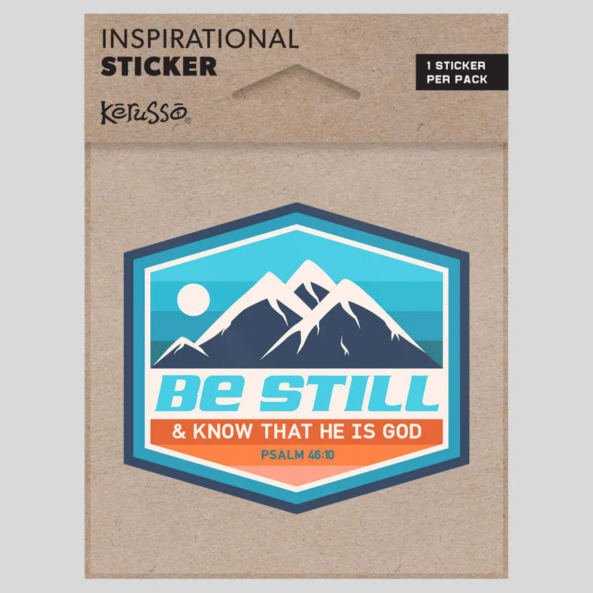 Kerusso Be Still Sticker