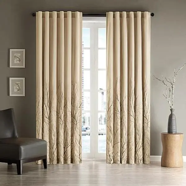 Madison Park Eliza Window Panel - 50" x 95" - Tan