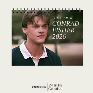 Team Conrad Wall Calendar 2026, Conrad Fisher Wall Calendar 2026, Team Conrad The Summer I Turned Pretty, Cousins Beach Aesthetic, TSITP Merch