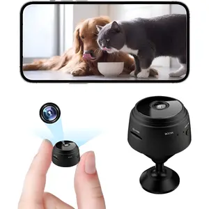 Mini Spy 1080P HD WiFi Hidden Camera with Night Vision Indoor or Outdoor Wireless Security Camera for Home Baby and Pet Monitoring Video Only App Controlled
