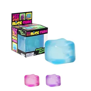 Swirl Nice Cube – Sensory Fidget Toy with Super Solid Squish, Stretchable Stress Relief, One Random Color