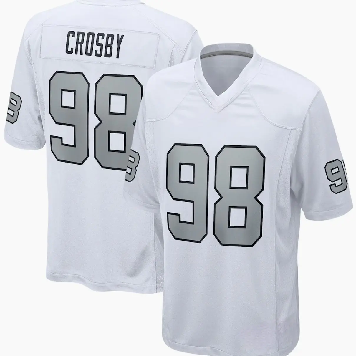 Unisex Football inspired by Crosby Las Vegas 98 Home Game Jersey - Black