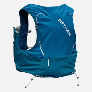 NATHAN Pinnacle Pro 6 Liter Hydration Race Vest with Quick-Fit Adjustment System & 2 HydraPak 20oz Flasks for Runners