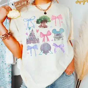 Comfort Colors Coquette Shirt, Walt World Castle Tee, Hollywood Studios Vacation Shirt, Family Trip Tshirt P5R7R