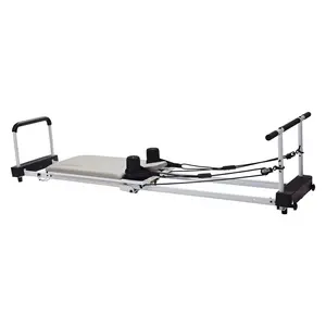 Pilates Home Studio 4-Cord Reformer with DVDs and Wallchart