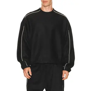 Fear of God ESSENTIALS Signature Modern Crewneck Sweatshirt in Vintage Black