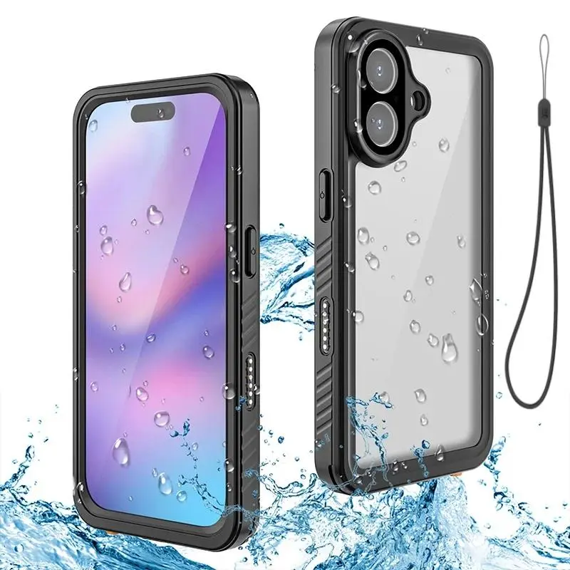 HAY Shellbox Upgraded Waterproof Smartphone Case, 360 Full Coverage, IP68 Certified, for iPhone 17 Pro Max/17 AIR/16/15/14/13, Mobile Phone Accessories
