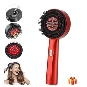 Electric Scalp Massager, Three Modes Hair Oil Applicator, Scalp Massage Comb, Head Massager, Scalp Stimulator, Unisex Hair Care Tool, Rechargeable Scalp Massagers
