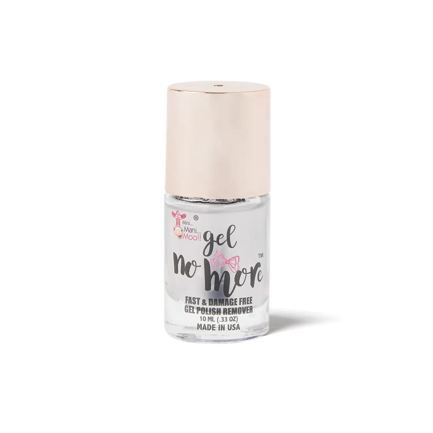 Mini Mani Moo Gel no more Magical Gel & Dipping Polish Remover .33 oz