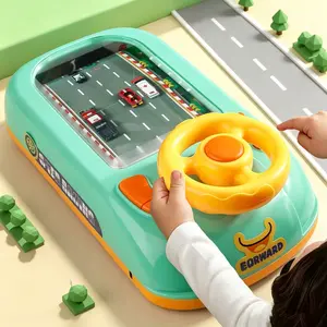 Racing Adventure Steering Wheel Toy for Kids, Musical Driving Simulation Game, Toddler Interactive Sensory Toy, Educational Learning Play, Perfect Gift for Boys Girls Ages 3-8
