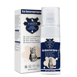 Asmoxa Premium Cat Deterrent Spray - Safe Indoor & Outdoor Deterrent for Furniture Protection, Effective Training Aid with Natural Ingredients - Non-Toxic Anti-Scratch Formula for Cats and Kittens right now,get 50% off --2024 HOT