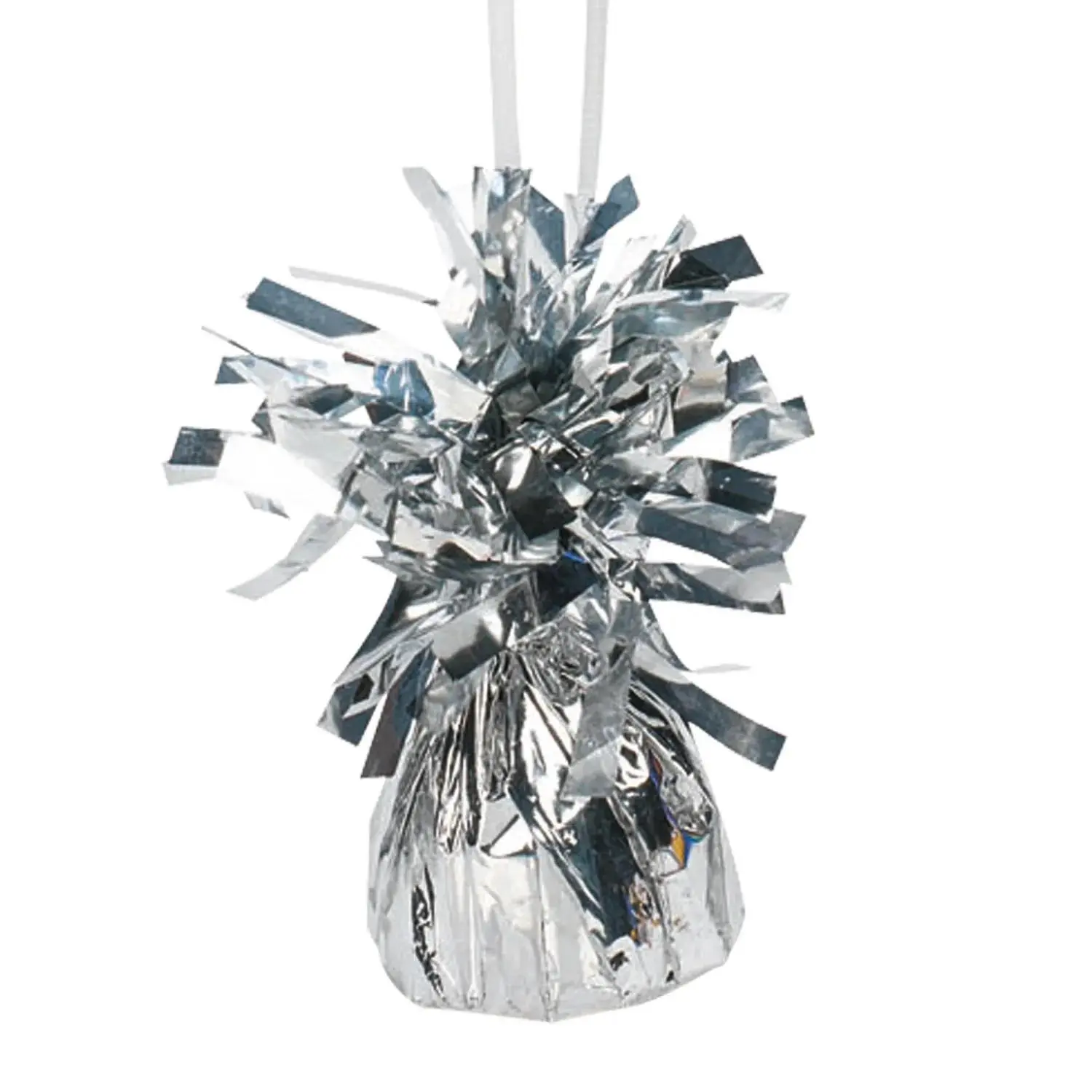 Silver Metallic Balloon Weights (12-Pc Bulk) for Party Tables, Balloon Decor Centerpieces, Easy Coordination Multicolor Festive & Party Supplies