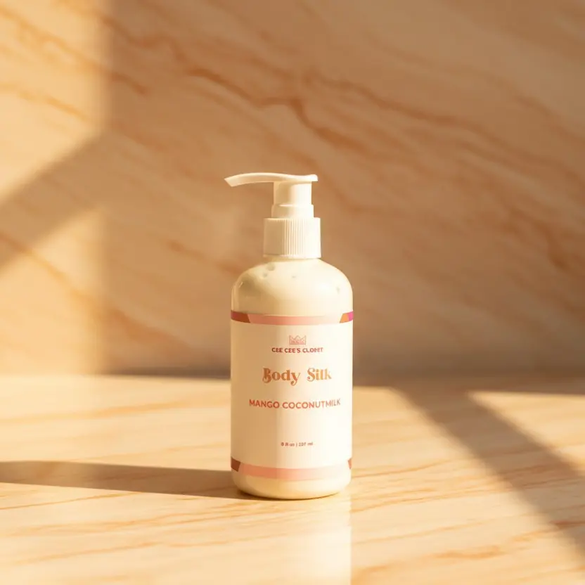 Mango Coconut Milk Body Silk for Soft Moisturized Skin | Mango Coconut Milk Body Lotion | Niacinamide Brightening | Luxury Body Skincare Women