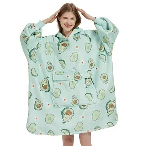 Krifey Wearable Blanket Hoodie, Oversized Sherpa Hooded as Birthday Gifts for Mom Women Girlfriend Men, Cozy Sweatshirt with Giant Pocket