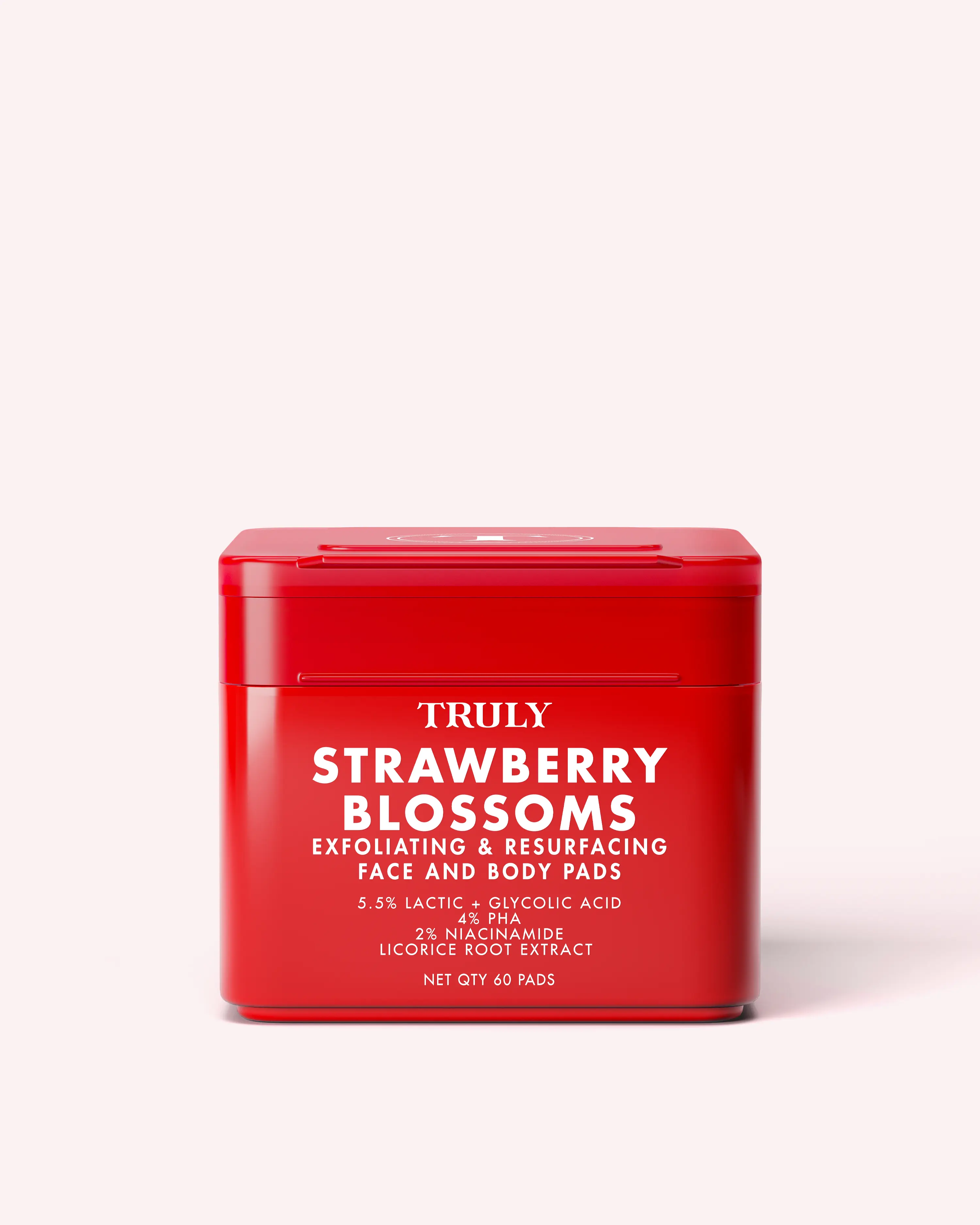 Strawberry Blossom Exfoliating & Resurfacing Face & Body Pads