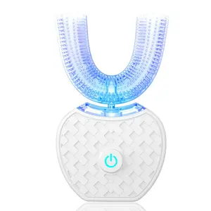 Ultrasonic U-Shaped Toothbrush for Teeth Whitening, Electric Toothbrush For Adults - 360° Mouth Cleansing, Hands Free Gums Protection - Wireless Charging & LED Light -Waterproof IPX7 Certified tiktokshopspringglowup