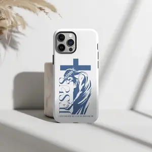 Religious Christian Phone Case, Jesus Saves, suitable for Samsung Galaxy 23 24 25 5G iPhone 17 ProMax Air 16 plus cases  15 pro max 14, 13, 12 with screen protector |   Durable Protection |   Shockproof protective case |   Smart phone case |   a gift for