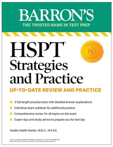 HSPT Strategies and Practice, Second Edition: Prep Book with 3 Practice Tests + Comprehensive Review + Practice + Strategies -- Barron's Educational Series - Paperback
