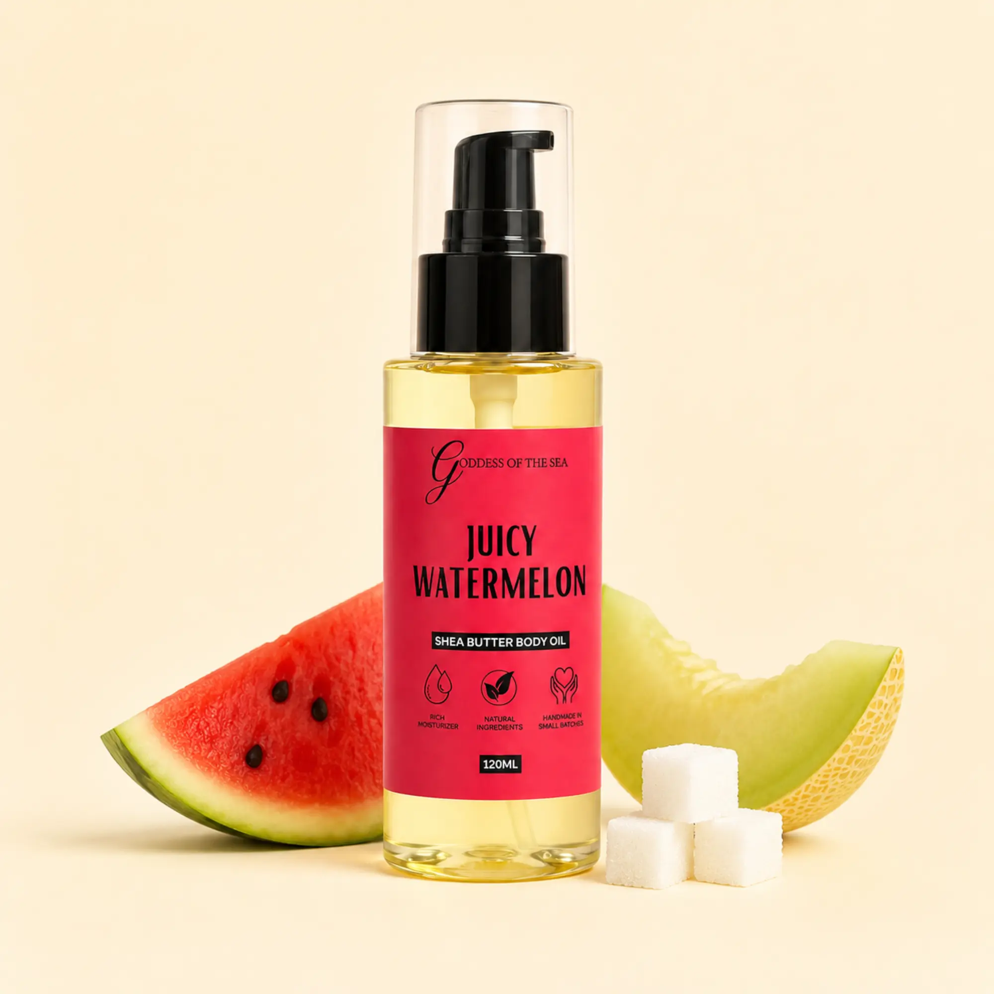 Juicy Watermelon Scented Body Oil Collection, Beauty & Personal Care Bath & Body Care Product