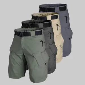 Men's Waterproof Tactical Shorts Outdoor Lightweight Quick Dry Breathable Hiking Fishing Cargo Shorts with Multiple Pockets in Multiple Colors