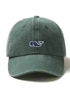Whale Embroidery Classic Baseball Cap, Cute Fashion Design, Adjustable Size, Multiple Colors Available, Street Trend, Outdoor Play, Beach, Couples, Family