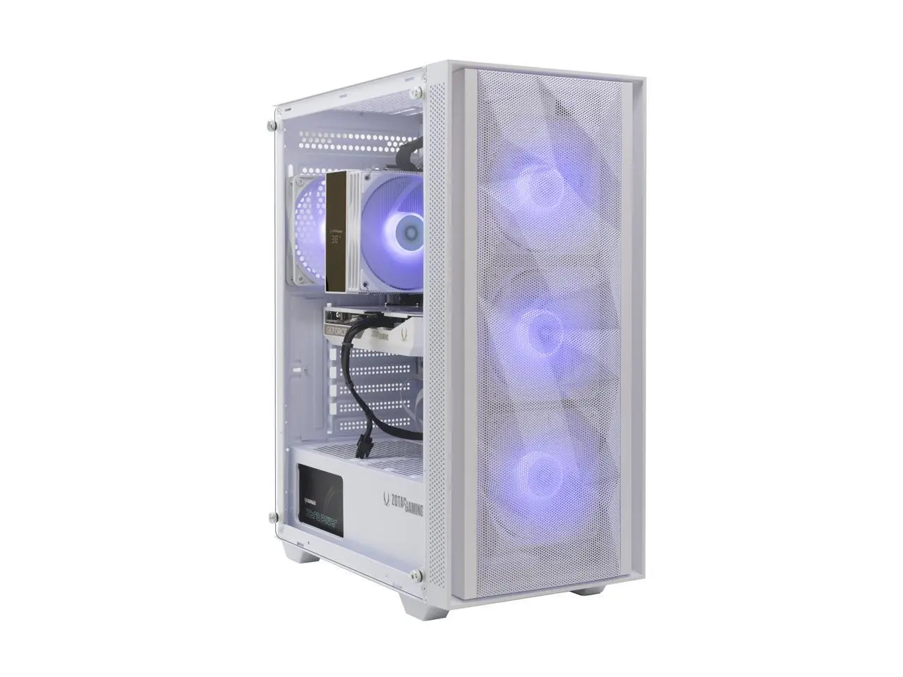 Zotac GAMING MEK AI-Enhanced Gaming PC Desktop Computer - NVIDIA GeForce RTX 5060 8GB, AMD Ryzen 5 9600X Up 5.4GHz, 16GB RGB DDR5, 1TB NVME M.2 SSD, 650W 80+ GOLD PSU, WiFi, Windows 11 Home