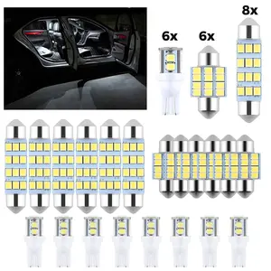 White LED Car Interior Bulb Kit   Brighter 500LM Pure White  Universal Fit 12V Cars Trucks SUVs Vans Plug & Play Tool-Free Installation Ultra-Long Lifespan 50,000+Hours Stable All-Weather Performance High-Lumen Bright Interior  rock under dash, Dome
