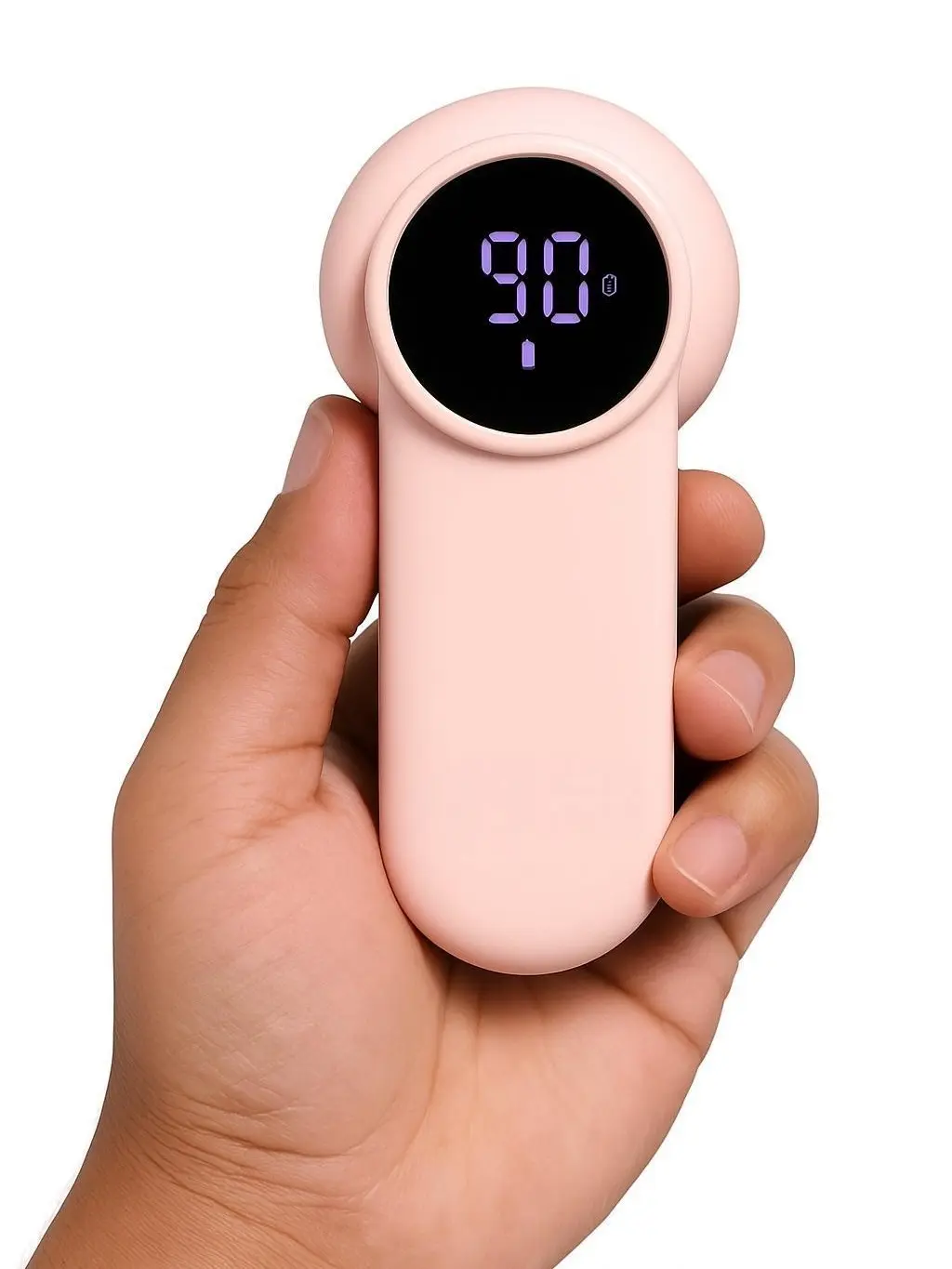 Rechargeable LED Digital Lint Remover with 3-Speed Metal Blade for Efficient Shaving Versatile Use and Robust Design