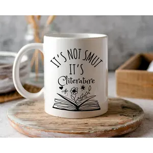 Its Not Smut It's Cliterature Mug, stfuattdlagg, Smut, Hot Books, Booktok, Spicy Book Lover, Bookish, Gift For Her, Dark Romance, Booktok