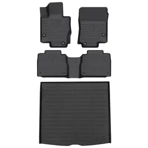 KELCSEECS Mercedes Benz GLE 2020-2026 Floor Mats & Cargo Liners, All Weather Protection TPE Duty Non-Slip Custom Automotive, Front & Rear Row & Trunk Mats, Accessories, Waterproof, Easy to Clean, Eco-friendly Material, Safe and Durable, Perfect Fit