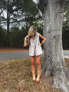 Avery Camo Romper