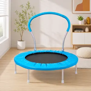 Fahuac 36-Inch Kids Mini Trampoline with Foam-Padded Safety Cover, 6-Leg Stable Fitness Rebounder for Indoor-Outdoor Use, Quick Assembly, 220 LBS Capacity