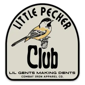 COMBAT IRON APPAREL™ LITTLE PECKER CLUB DECAL