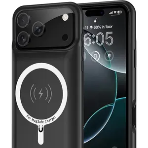 For iPhone 17 16 15 14 13 12  Battery Charging Case Phone Cover Power Bank Charging
