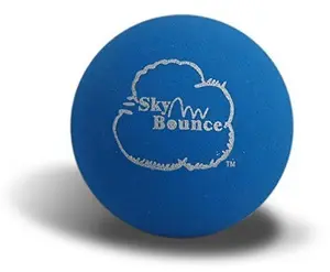 Sky Bounce Blue Color Rubber Handballs for Recreational Handball, Stickball,-6CT