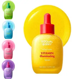 EQQUALBERRY Vitamin Illuminating Serum | Niacinamide 4% + Brightening Vitamin C Face Serum with Hyaluronic Acid & Vitamin E | Dark Spot, Uneven Tone Care | Korean Skincare, 1.01 fl.oz