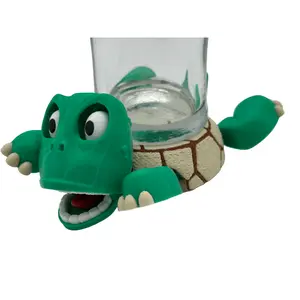 Turtle Coaster Cup Holder 3D Printed Fidget Funny Tortoise Animal