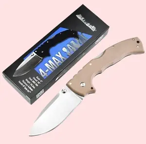 Cold Steel 4-MAX Folding Knife Portable EDC Outdoor Self Defense Pocket Knife for Camping Hiking