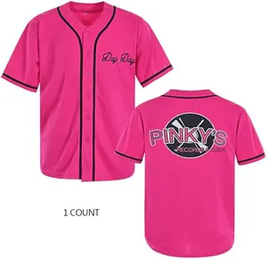 BlackFriday Men's Pinky's Movie 90s Hip Hop Sports Fan Baseball Jersey Party Xmas Gift Embroidery Game Day Sport Shirt tiktokshopspringglowup