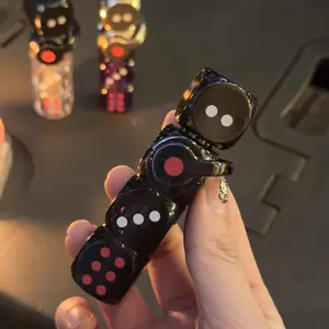 Memorial Day activities!! new style lighter , dice lighter, a toy lighter with a rotatable top that's very stress-relieving, suitable for office use, stress relief, and relaxation.