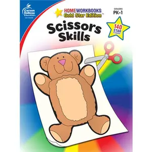 Scissors Skills, Grades Pk - 1: Gold Star Edition Volume 17 -- Carson Dellosa Education - Paperback
