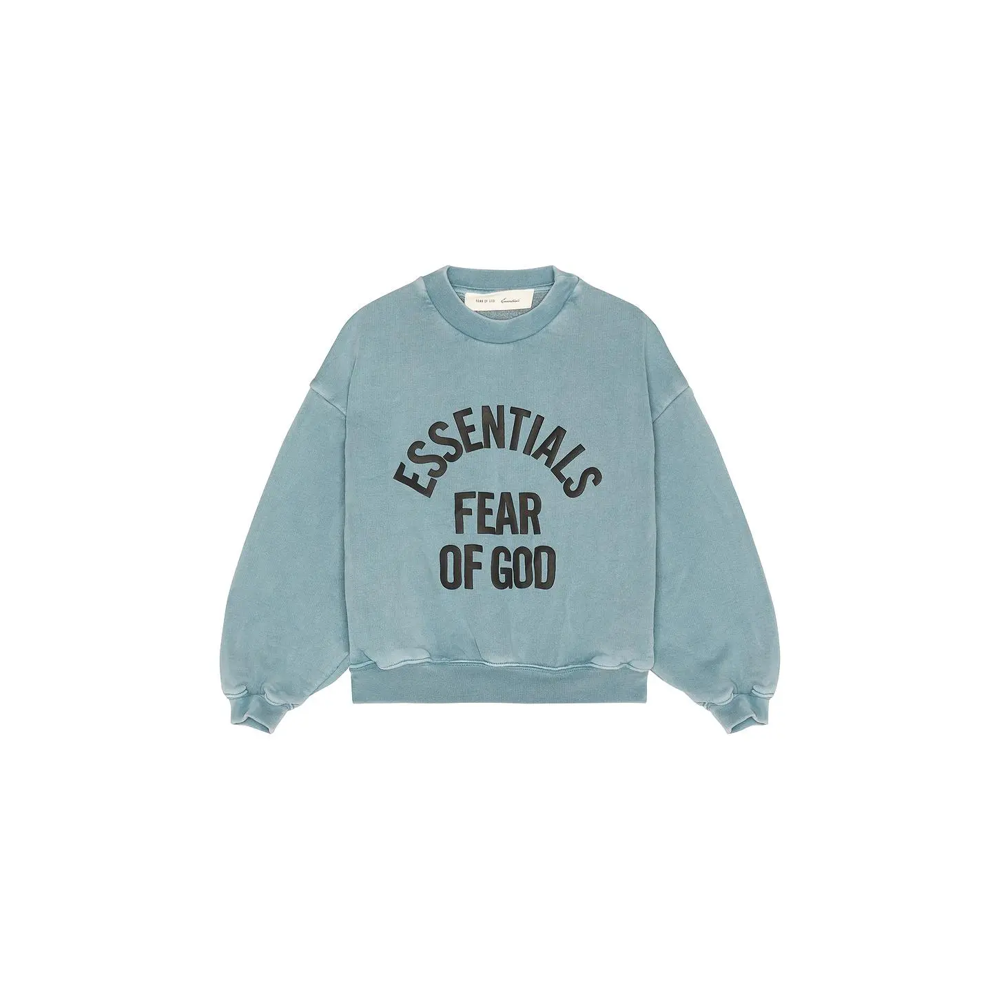 Fear of God ESSENTIALS Kids Campus 90's Crewneck Sweatshirt in Faded Coastal