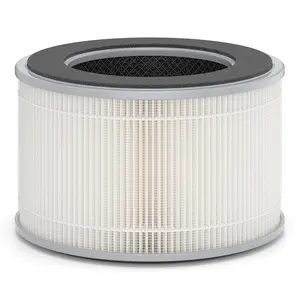 Medify MA-12 PRO Replacement Filter 3-in-1 True HEPA H14 for Smoke, Pollen, Odors, and Pet Dander, 110 KW-Hours/Year, Durable 3-Stage Filtration