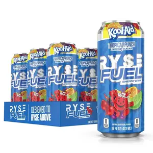 RYSE Up Supplements Fuel Sugar Free Energy Drink | Vegan Friendly, Gluten Free | No Fillers & No Artificial Colors | 200mg Natural Caffeine | 12 Pack