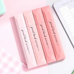 4-Pack 360-Degree Rotating Dual-Ended Glue Pens, 5m X 6mm Large Capacity, Invisible Adhesive for Scrapbooks, DIY Crafts, School & Office Supplies, Glue Tape