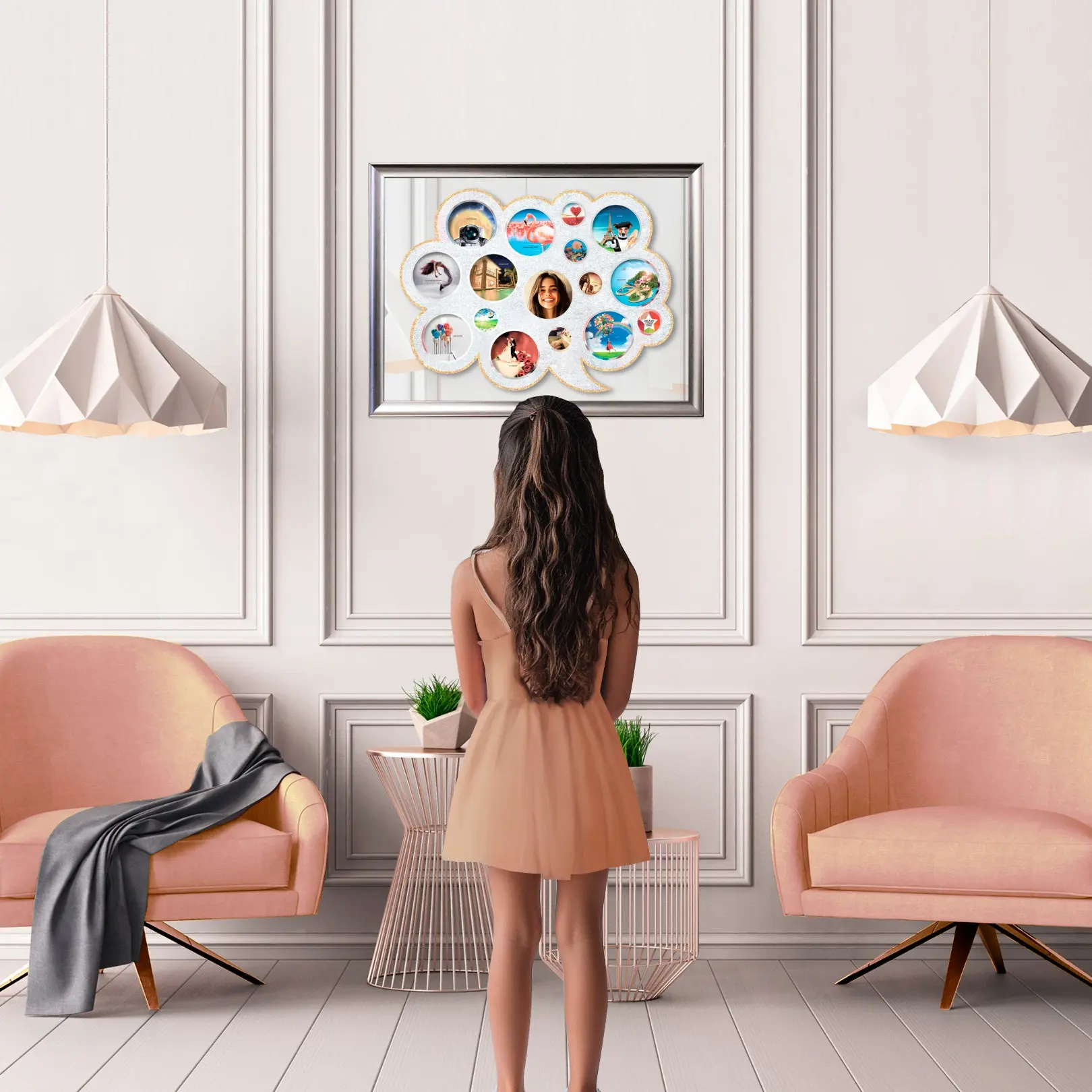 Mirrored Vision Board Kit 