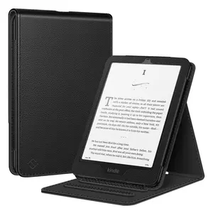 Fintie Flip Case for Kindle Paperwhite 11th/12th Gen & Kindle Colorsoft, Kindle Paperwhite Protective Cover with Vertical Standing Positions