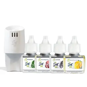 Scent Fill® 100% Natural Starter Kit | Diffuser + 4 Bestselling Plug In Refills